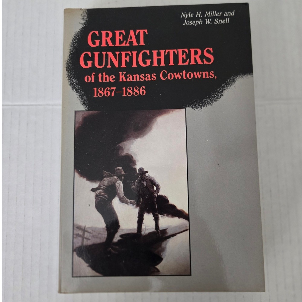 VTG Great Gunfighters of the Kansas Cowtowns Book Bison Western Americana USA